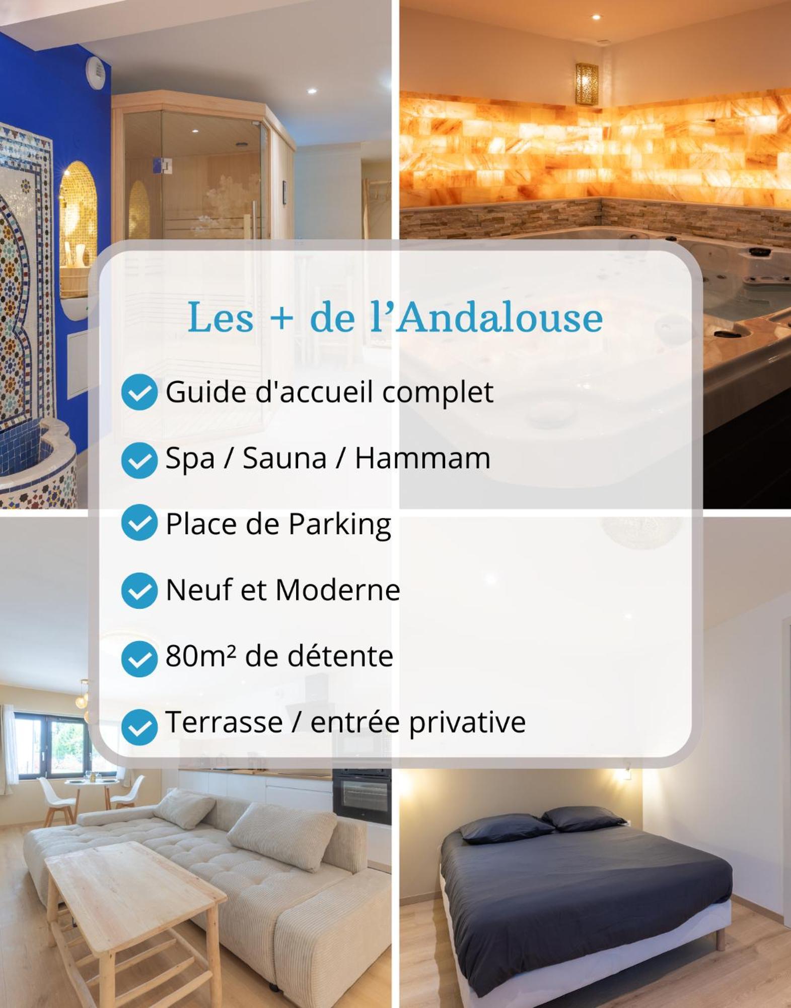 L'Andalouse & Spa Privatif - Strasbourg Mittel Mittelhausbergen Luaran gambar